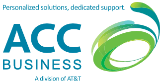 A green background with the words bcc business written in blue.