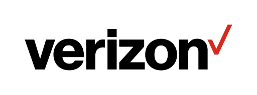 A green background with the word verizon written in black.